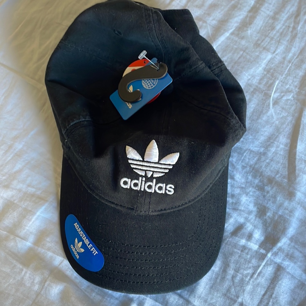 Adidas strap back relaxed hat new